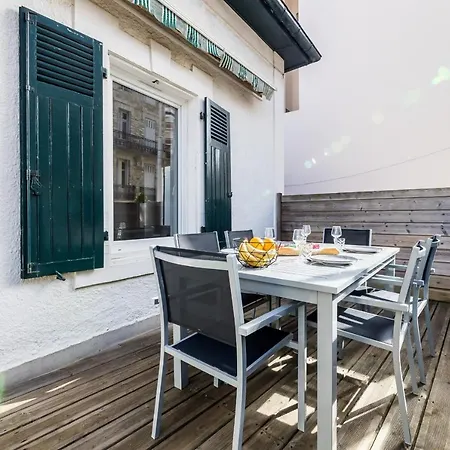Apartmán Pop Keyweek 3 Bedrooms With Terrace & Parking Center Biarritz