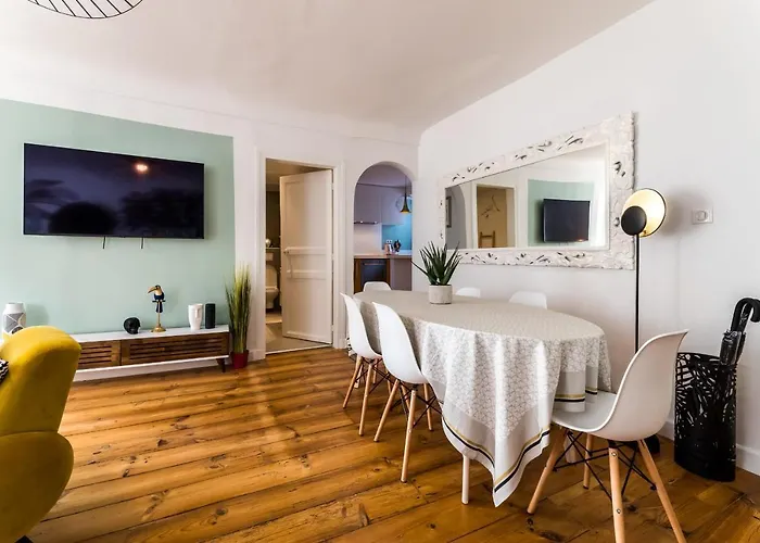 Pop Keyweek 3 Bedrooms With Terrace & Parking Center ביאריץ