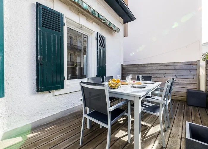 דירה Pop Keyweek 3 Bedrooms With Terrace & Parking Center ביאריץ